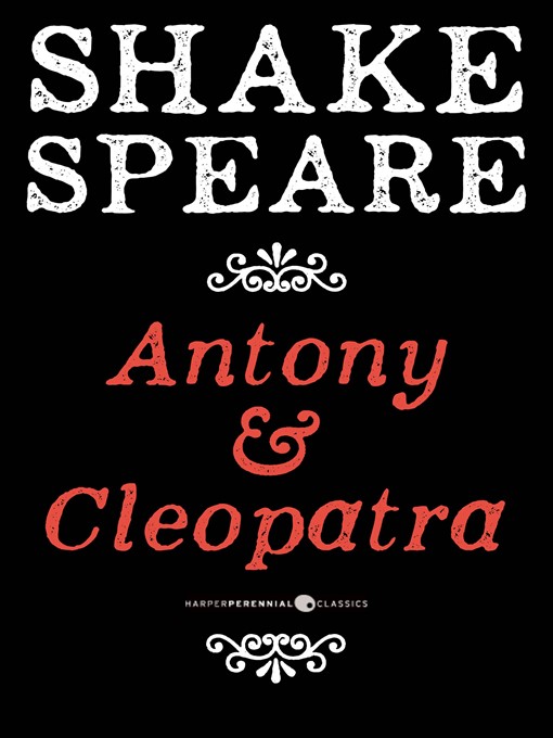 Cover image for Antony and Cleopatra